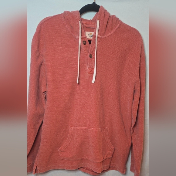 Marine Layer Mens Large Portola Beach Hoodie Chutney - Picture 2 of 6